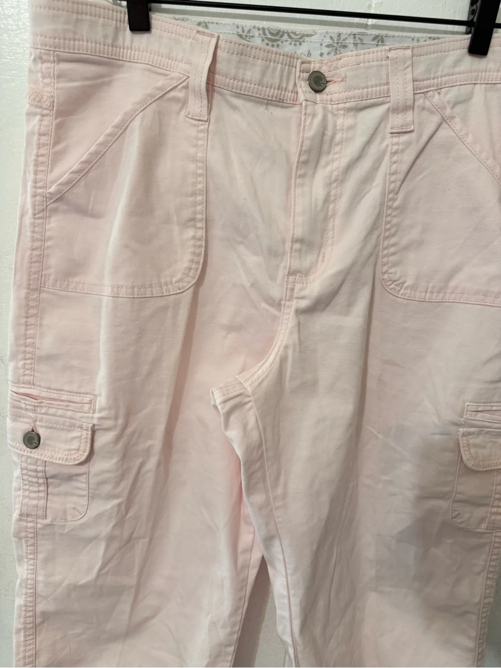 Lee Pale Pink Cargo Capris